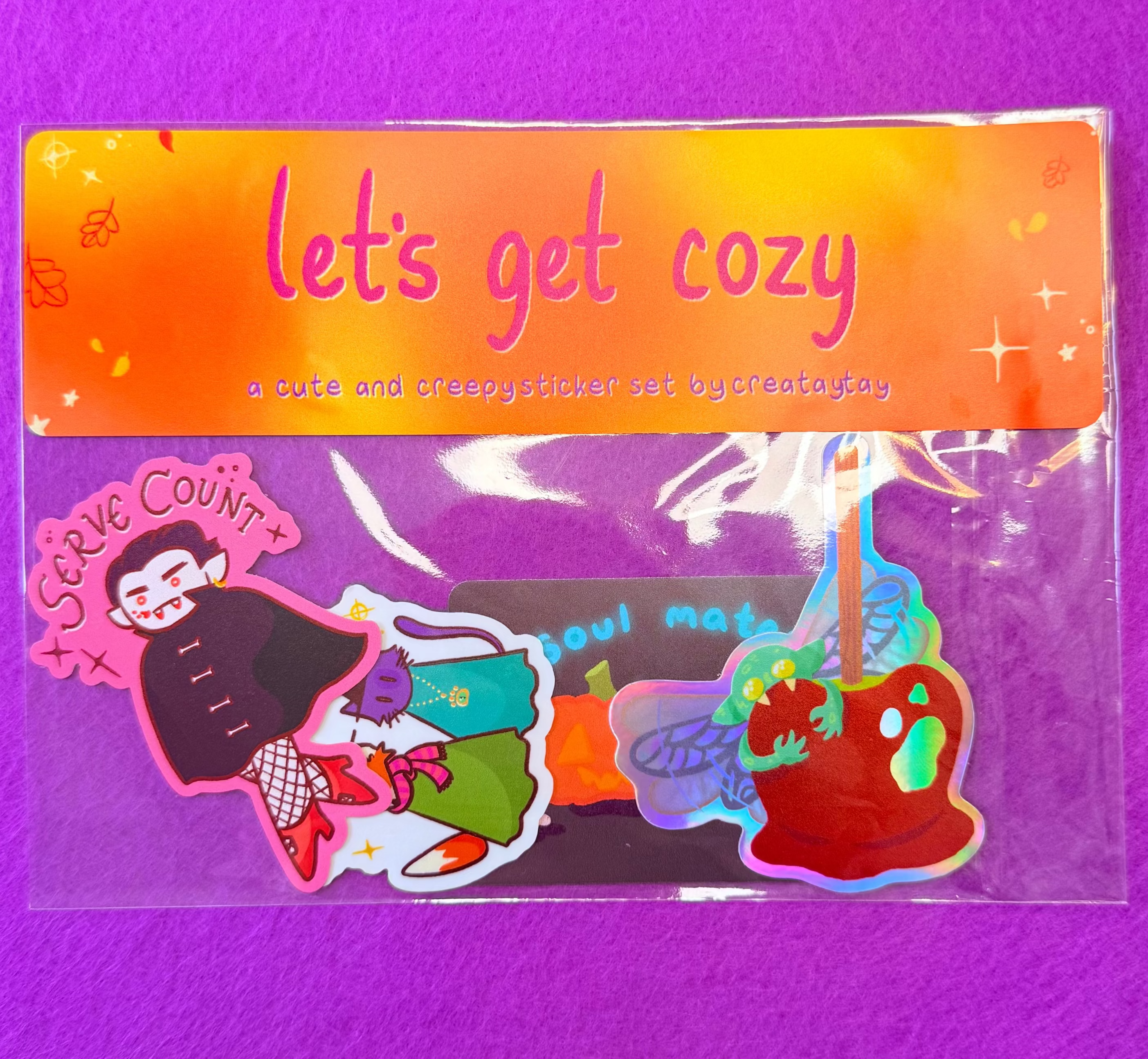 Let’s Get Cozy ~ Sticker Pack 🍁👻